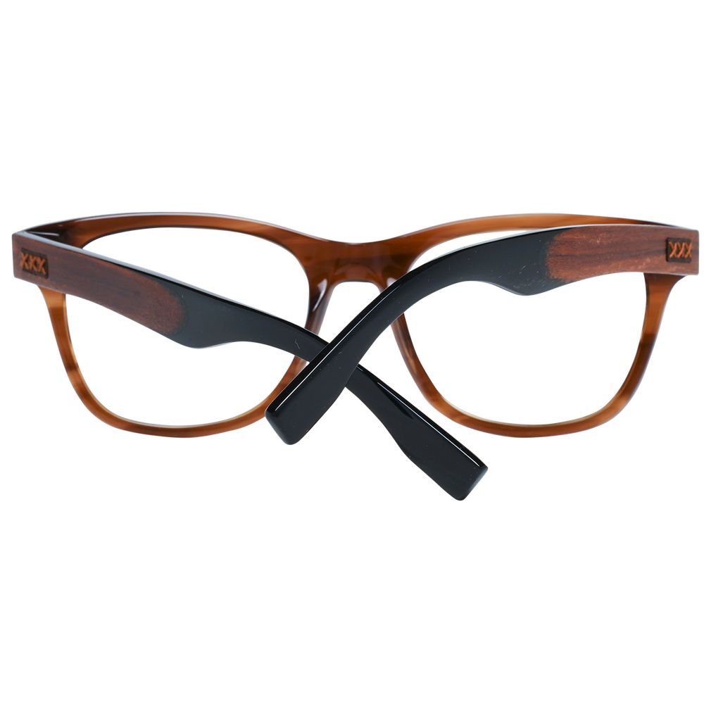 Ermenegildo Zegna Brown Plastic Glasses (Frames) - ClickThatClicks 