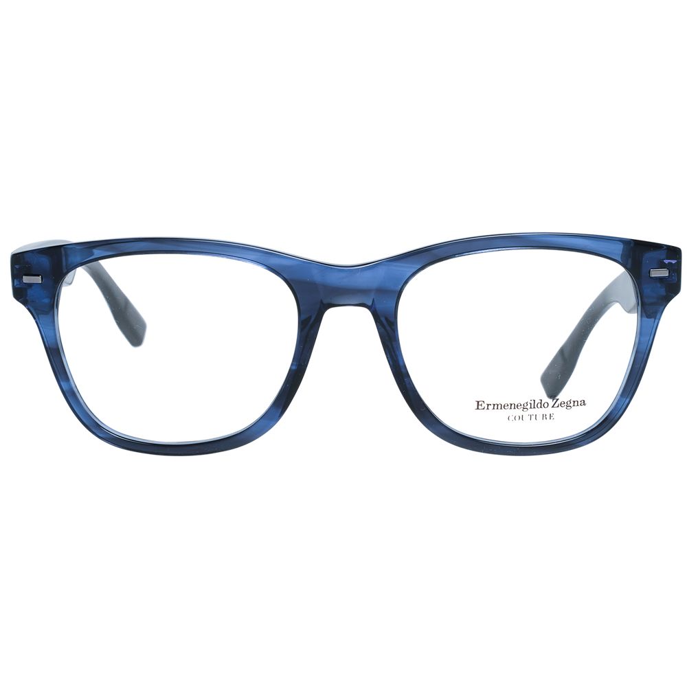 Ermenegildo Zegna Blue Plastic Glasses (Frames) - ClickThatClicks 