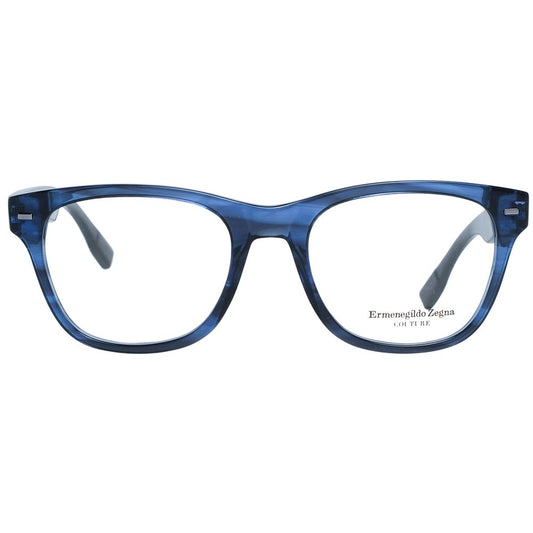 Ermenegildo Zegna Blue Plastic Glasses (Frames) - ClickThatClicks 