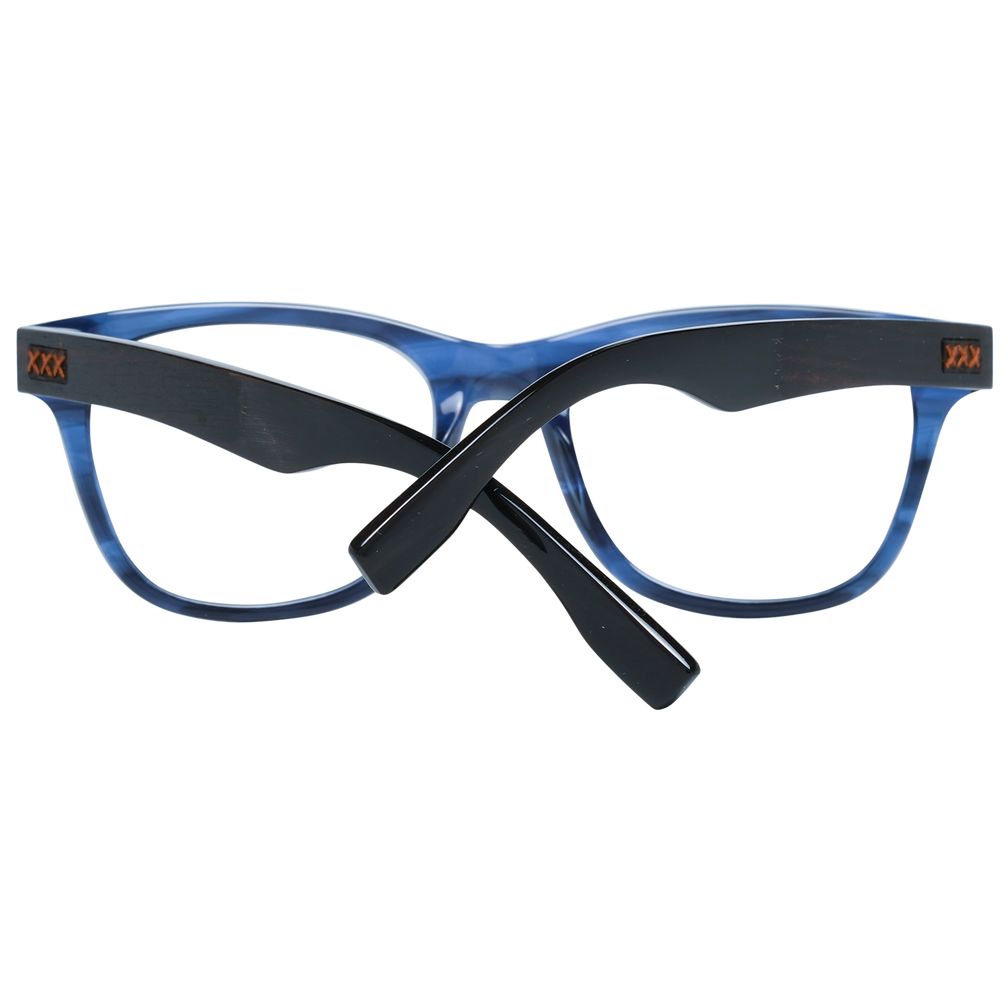 Ermenegildo Zegna Blue Plastic Glasses (Frames) - ClickThatClicks 