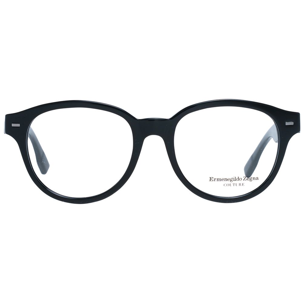 Ermenegildo Zegna Black Plastic Glasses (Frames) - ClickThatClicks 