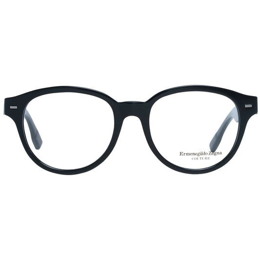 Ermenegildo Zegna Black Plastic Glasses (Frames) - ClickThatClicks 
