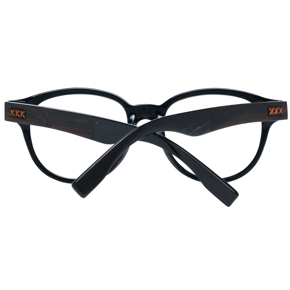 Ermenegildo Zegna Black Plastic Glasses (Frames) - ClickThatClicks 