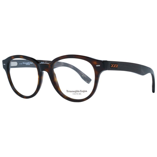 Ermenegildo Zegna Brown Plastic Glasses (Frames) - ClickThatClicks 