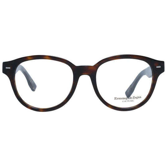 Ermenegildo Zegna Brown Plastic Glasses (Frames) - ClickThatClicks 