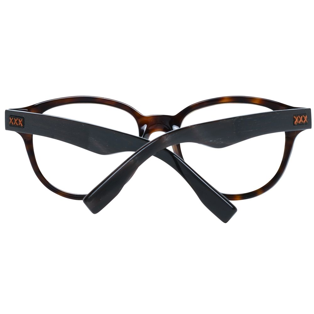 Ermenegildo Zegna Brown Plastic Glasses (Frames) - ClickThatClicks 