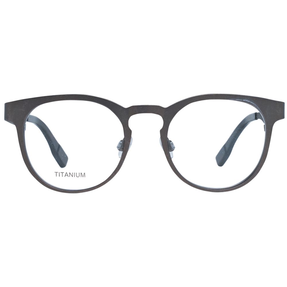 Ermenegildo Zegna Gray Titanium Glasses (Frames) - ClickThatClicks 