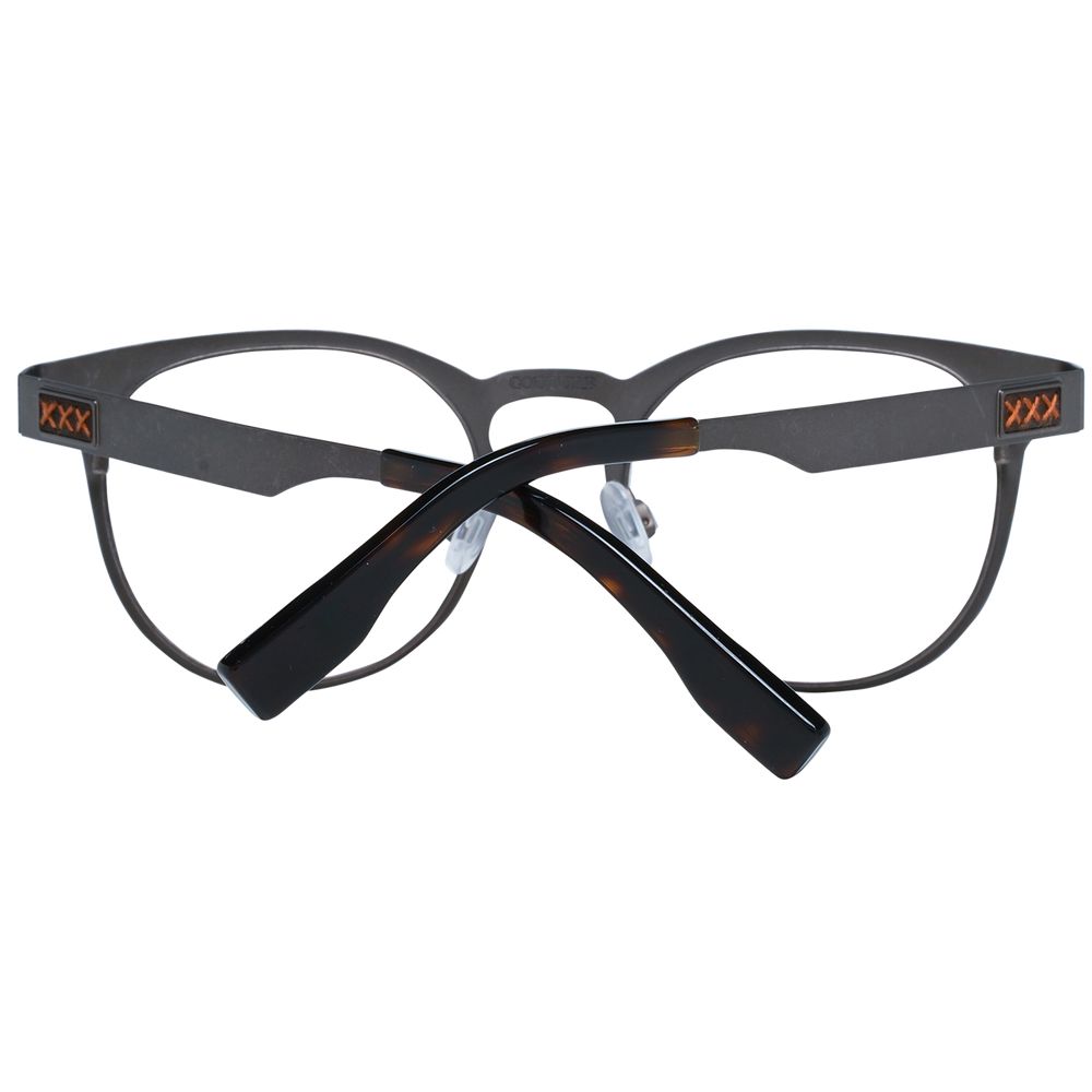 Ermenegildo Zegna Gray Titanium Glasses (Frames) - ClickThatClicks 
