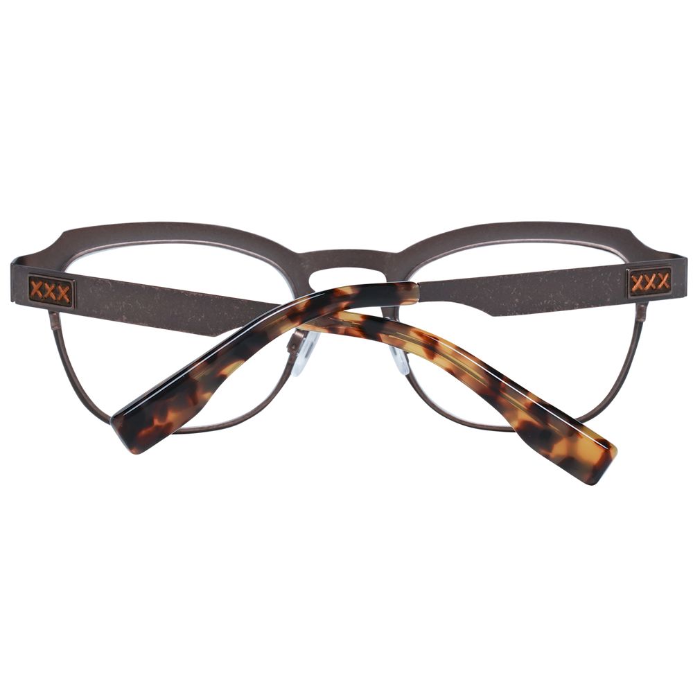 Ermenegildo Zegna Bronze Titanium Glasses (Frames) - ClickThatClicks 