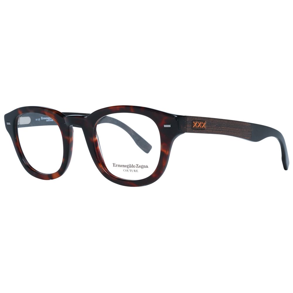 Ermenegildo Zegna Brown Plastic Glasses (Frames) - ClickThatClicks 