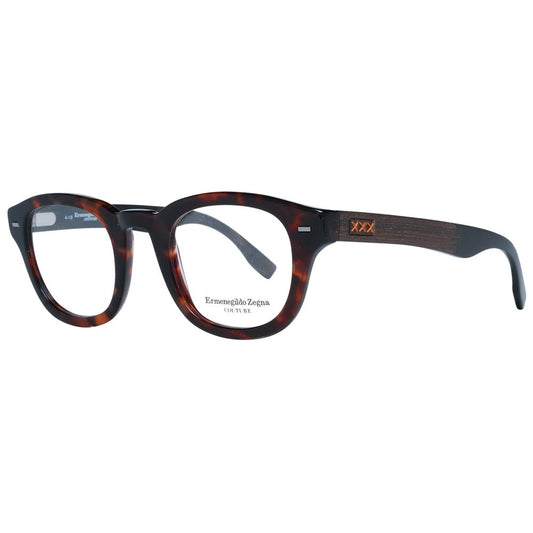 Ermenegildo Zegna Brown Plastic Glasses (Frames) - ClickThatClicks 