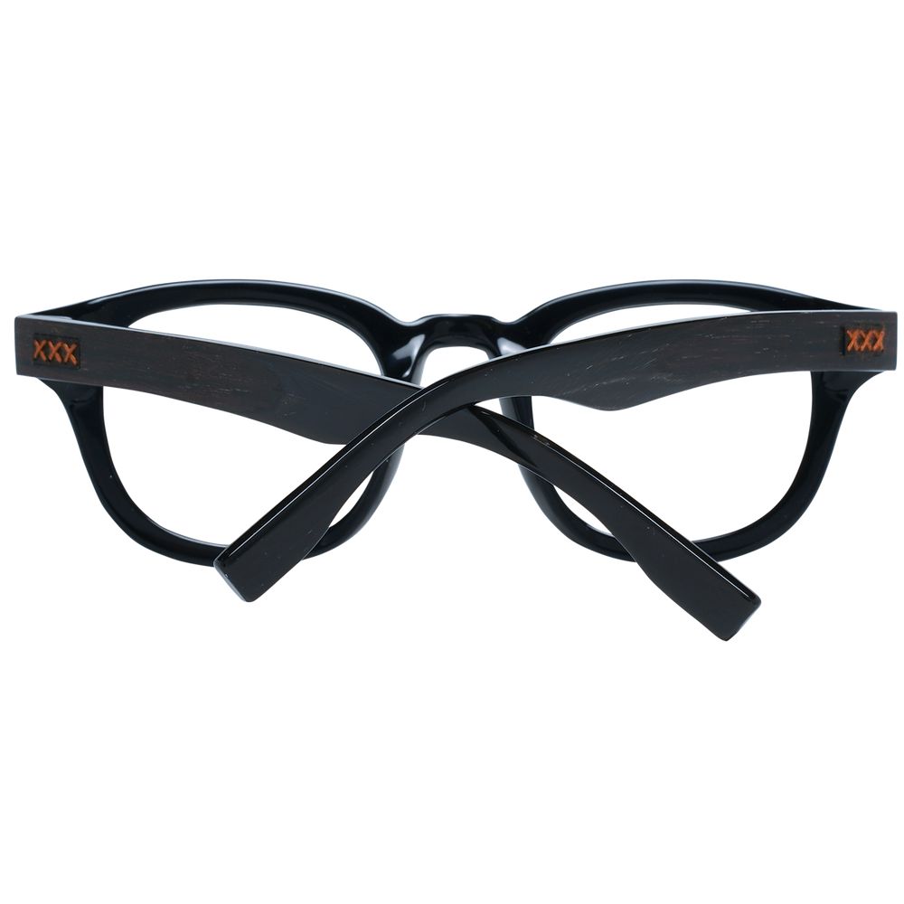 Ermenegildo Zegna Black Plastic Glasses (Frames) - ClickThatClicks 