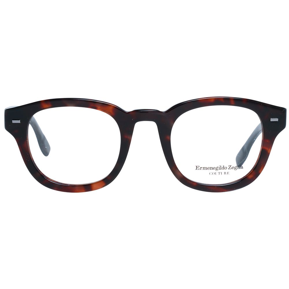 Ermenegildo Zegna Brown Plastic Glasses (Frames) - ClickThatClicks 