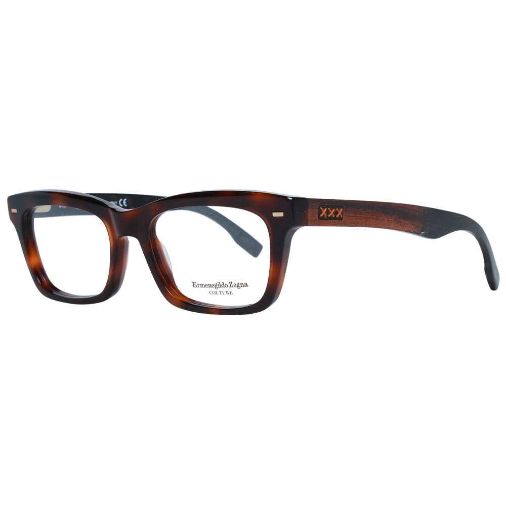 Ermenegildo Zegna Brown Plastic Glasses (Frames) - ClickThatClicks 