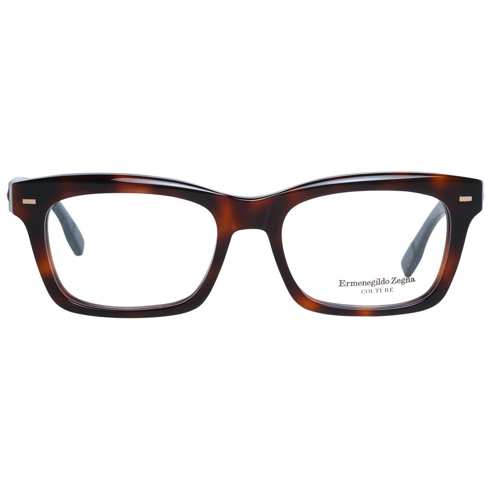 Ermenegildo Zegna Brown Plastic Glasses (Frames) - ClickThatClicks 