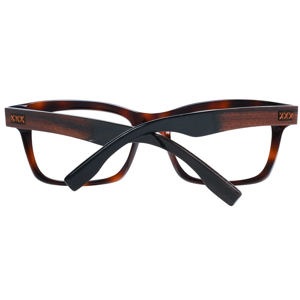 Ermenegildo Zegna Brown Plastic Glasses (Frames) - ClickThatClicks 