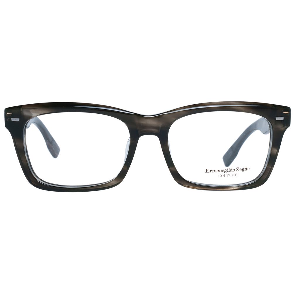 Ermenegildo Zegna Gray Acetate, Wood & Horn Glasses (Frames) - ClickThatClicks 