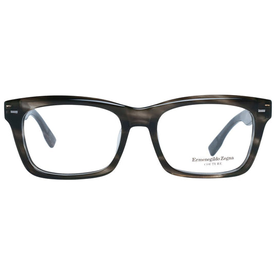 Ermenegildo Zegna Gray Acetate, Wood & Horn Glasses (Frames) - ClickThatClicks 