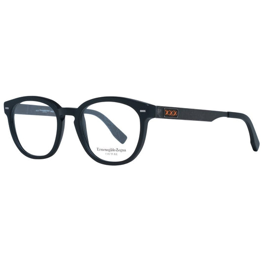 Ermenegildo Zegna Black Plastic Glasses (Frames) - ClickThatClicks 