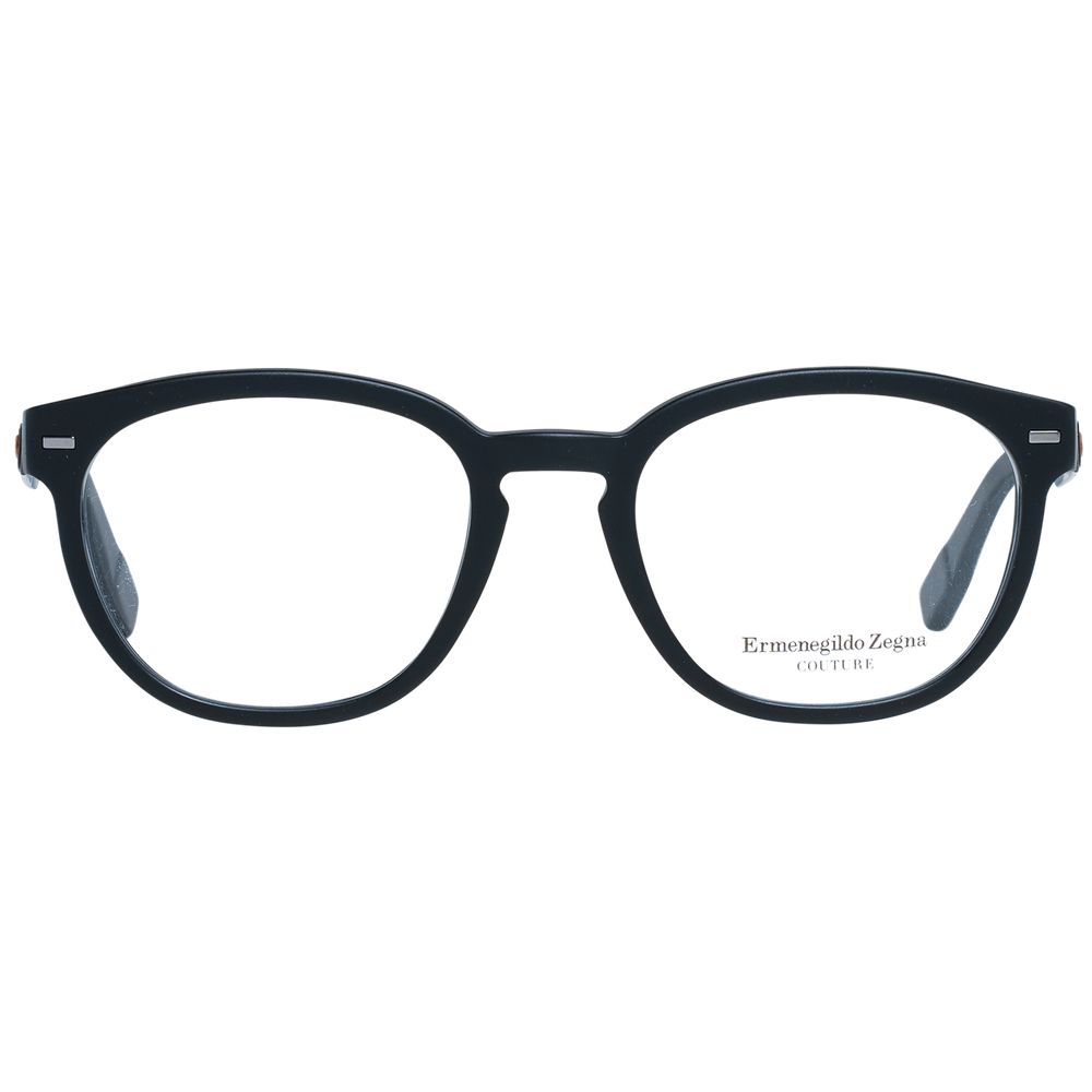 Ermenegildo Zegna Black Plastic Glasses (Frames) - ClickThatClicks 