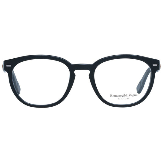 Ermenegildo Zegna Black Plastic Glasses (Frames) - ClickThatClicks 