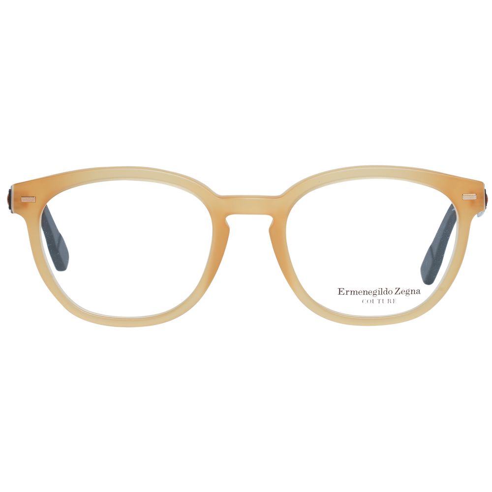 Ermenegildo Zegna Orange Metal & Plastic Glasses (Frames) - ClickThatClicks 