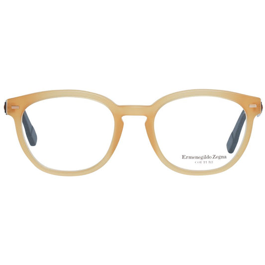 Ermenegildo Zegna Orange Metal & Plastic Glasses (Frames) - ClickThatClicks 