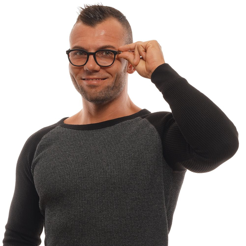 Ermenegildo Zegna Black Plastic Glasses (Frames) - ClickThatClicks 