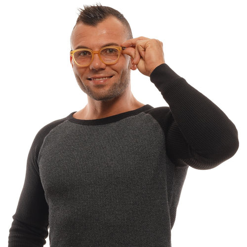 Ermenegildo Zegna Orange Metal & Plastic Glasses (Frames) - ClickThatClicks 
