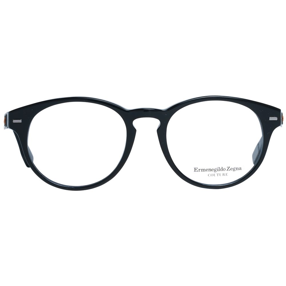 Ermenegildo Zegna Black Plastic Glasses (Frames) - ClickThatClicks 
