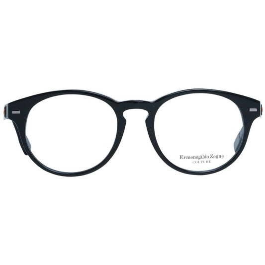 Ermenegildo Zegna Black Plastic Glasses (Frames) - ClickThatClicks 