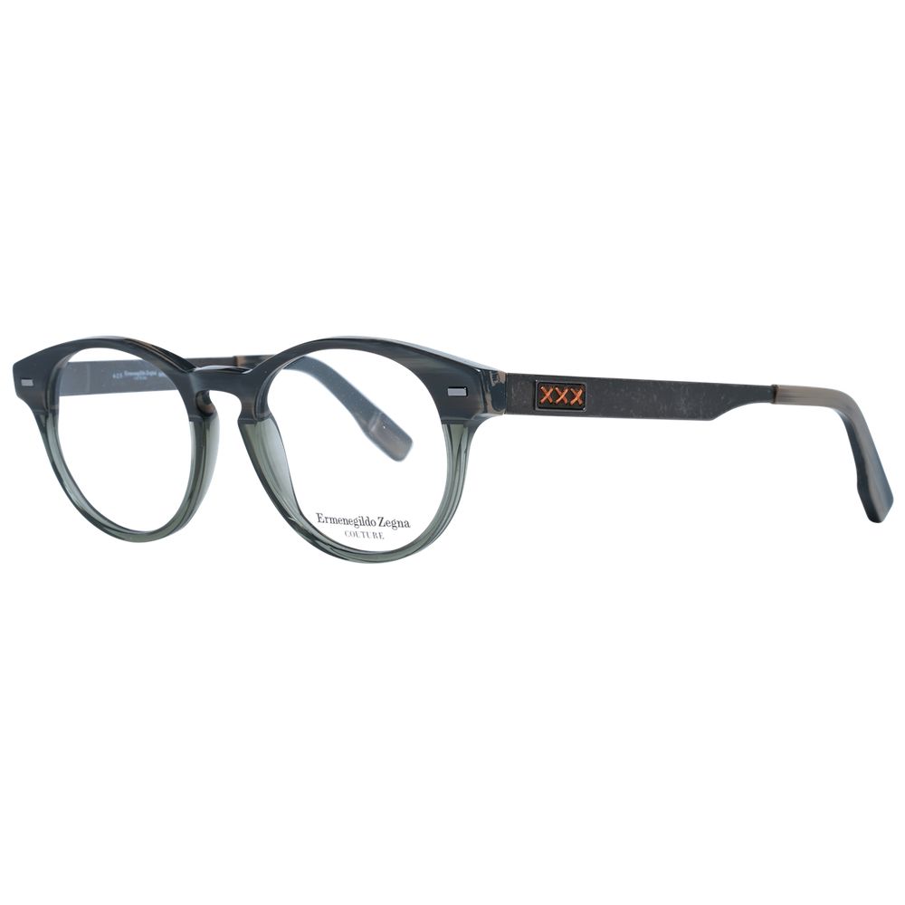 Ermenegildo Zegna Gray Plastic Glasses (Frames) - ClickThatClicks 