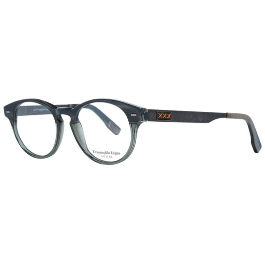 Ermenegildo Zegna Gray Plastic Glasses (Frames) - ClickThatClicks 