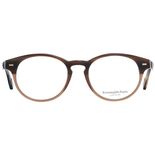 Ermenegildo Zegna Brown Plastic Glasses (Frames) - ClickThatClicks 
