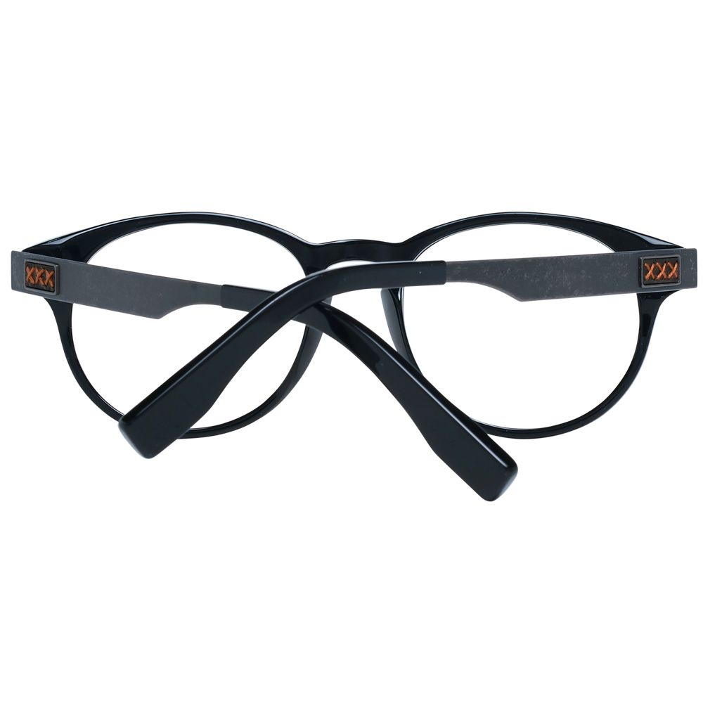 Ermenegildo Zegna Black Plastic Glasses (Frames) - ClickThatClicks 