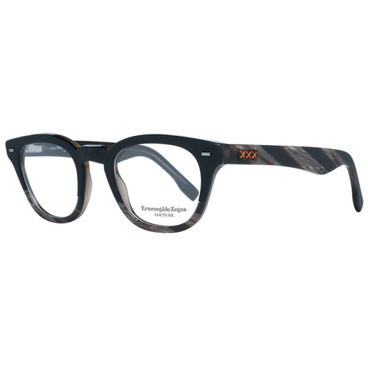 Ermenegildo Zegna Black Plastic Glasses (Frames) - ClickThatClicks 