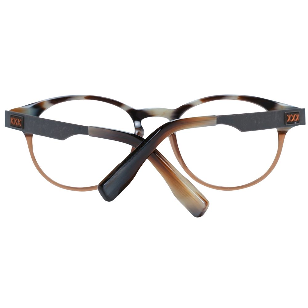 Ermenegildo Zegna Brown Plastic Glasses (Frames) - ClickThatClicks 