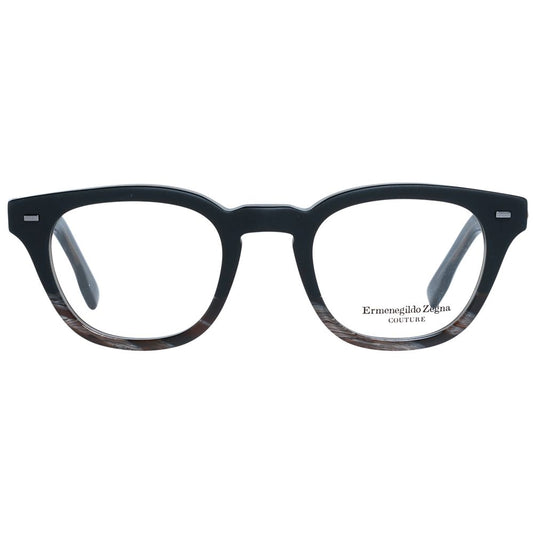 Ermenegildo Zegna Black Plastic Glasses (Frames) - ClickThatClicks 