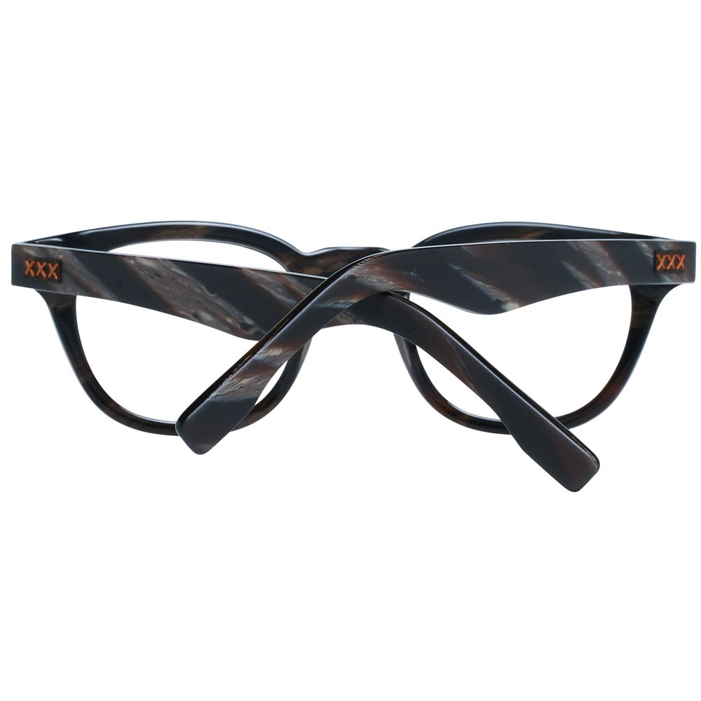 Ermenegildo Zegna Black Plastic Glasses (Frames) - ClickThatClicks 