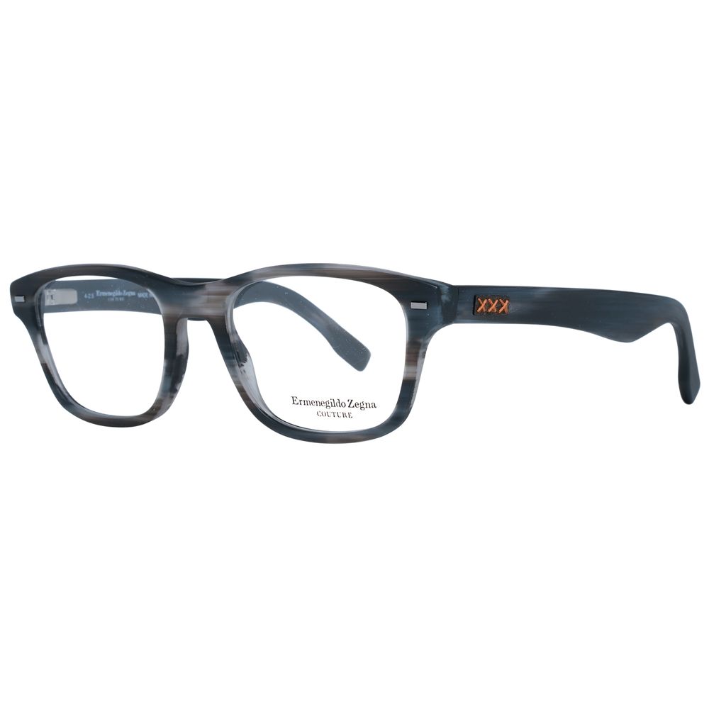 Ermenegildo Zegna Gray Plastic Glasses (Frames) - ClickThatClicks 