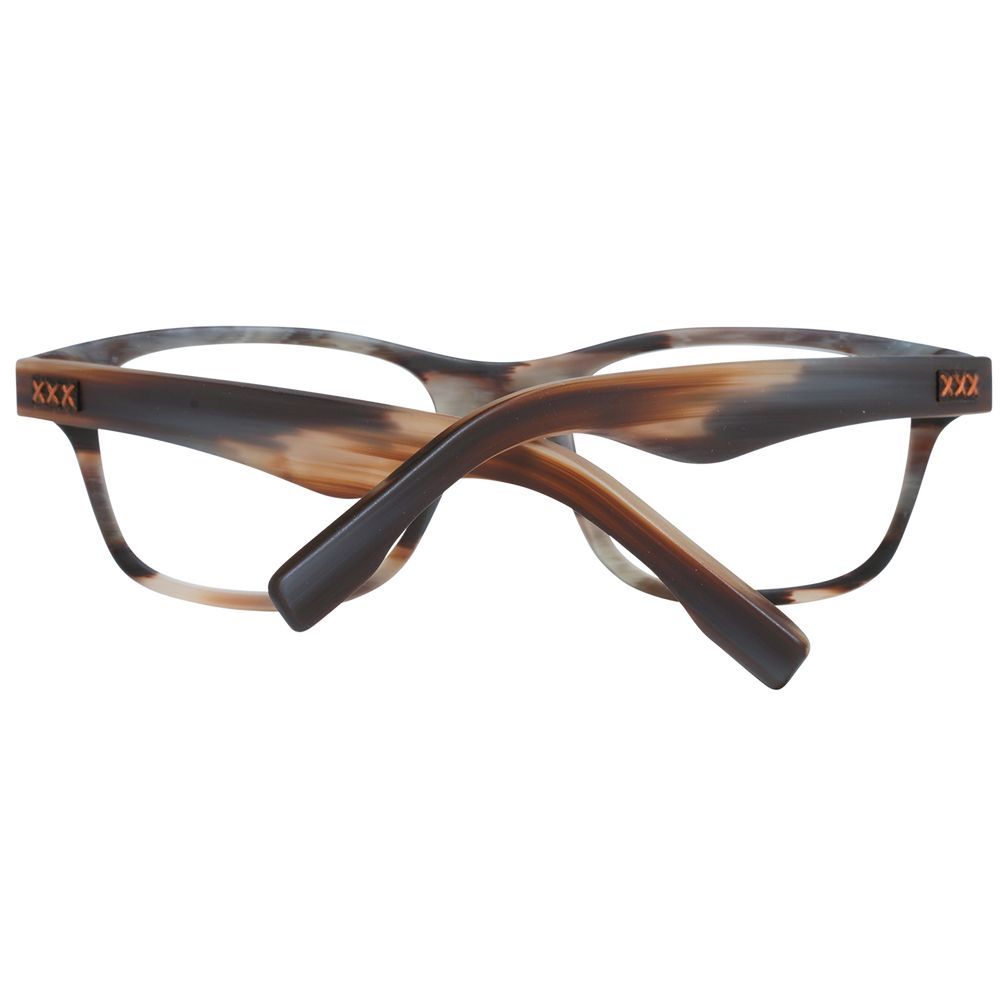 Ermenegildo Zegna Brown Plastic Glasses (Frames) - ClickThatClicks 