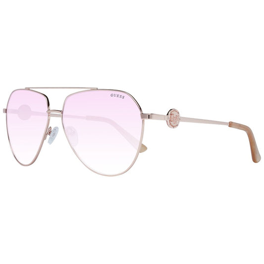 Guess Rose Gold Metal Sunglasses - ClickThatClicks 