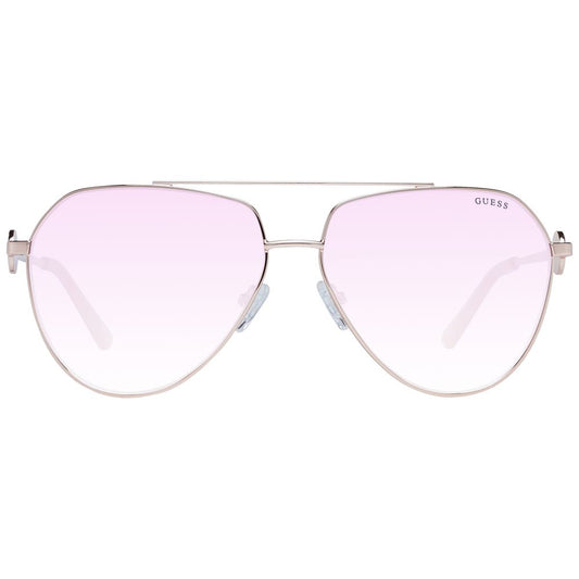 Guess Rose Gold Metal Sunglasses - ClickThatClicks 