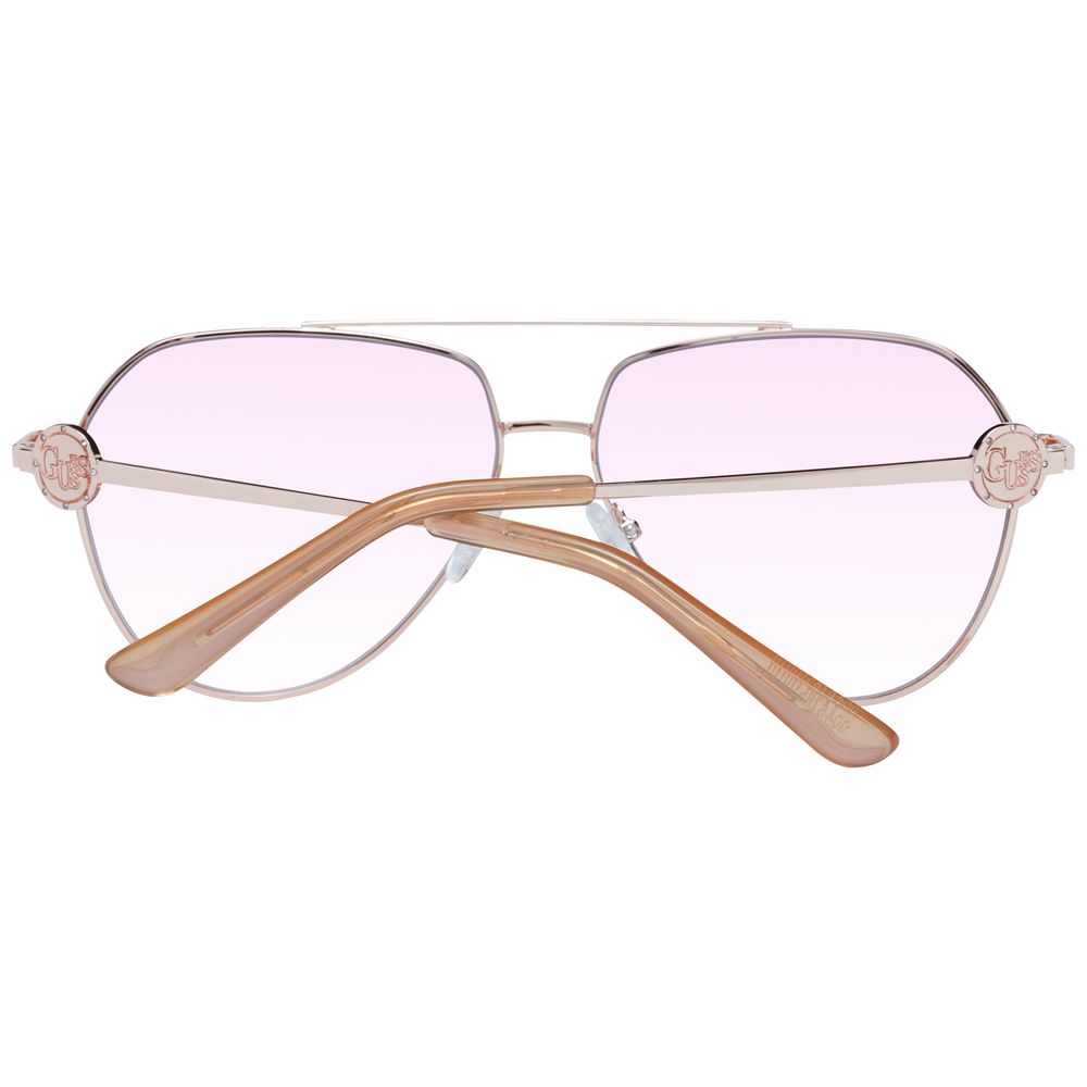 Guess Rose Gold Metal Sunglasses - ClickThatClicks 