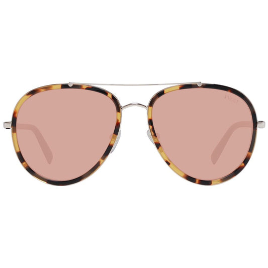 Emilio Pucci Brown Metal Sunglasses - ClickThatClicks 