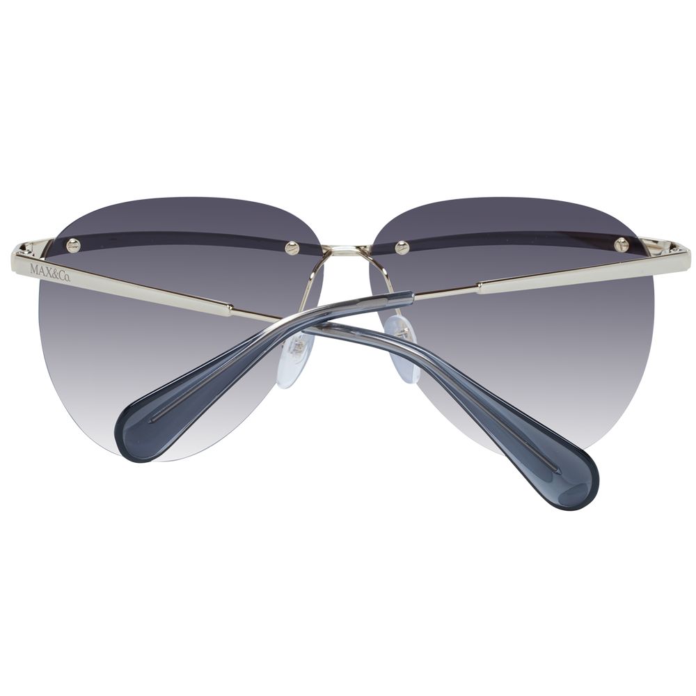 Max & Co Gold Metal Sunglasses - ClickThatClicks 