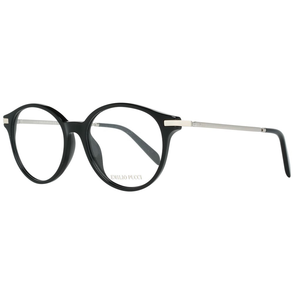 Emilio Pucci Black Metal & Plastic Glasses (Frames) - ClickThatClicks 