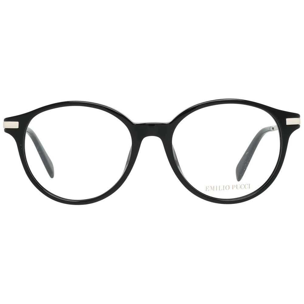 Emilio Pucci Black Metal & Plastic Glasses (Frames) - ClickThatClicks 