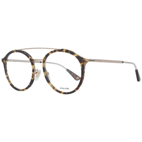 Police Brown Metal & Plastic Glasses (Frames) - ClickThatClicks 