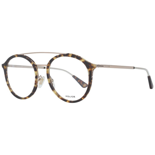 Police Brown Metal & Plastic Glasses (Frames) - ClickThatClicks 